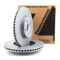 Zimmermann Brake Disc Set for SUBARU Trezia, TOYOTA Urban Cruiser, and Verso S (Front)