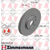 ZIMMERMANN Bremsscheiben Satz f&uuml;r LEXUS GS IS 3/IS C RC vorne