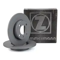 ZIMMERMANN Bremsscheiben Satz f&uuml;r VW Golf 1 2 Passat Polo 86c AUDI 100 80 vorne