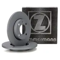 ZIMMERMANN Bremsscheiben Satz f&uuml;r VW Golf 1 2 3 Passat Vento AUDI 80 90 vorne