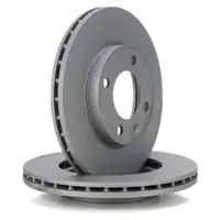 ZIMMERMANN Bremsscheiben + Bel&auml;ge f&uuml;r VW Golf 3 1.4 1.6 1.9 SDI/TD mit ABS 10.1996 vorne