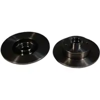 ZIMMERMANN Bremsscheiben f&uuml;r SEAT Ibiza 2 VW Golf 2 3 Passat Polo Vento hinten