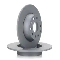 ZIMMERMANN Bremsscheiben + Bel&auml;ge f&uuml;r AUDI A1 8X A3 8P SEAT SKODA VW Golf 6 7 1KS hinten