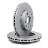 ZIMMERMANN Bremsscheiben Satz f&uuml;r SEAT Leon 5F SKODA Octavia 3 VW Golf 7 vorne