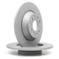 ZIMMERMANN Bremsscheiben Satz f&uuml;r VW Golf 7 Passat B8 Tiguan Touran AUDI A3 8V 8U hinten