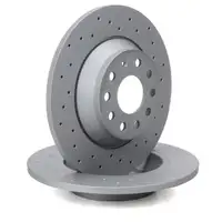 Zimmermann SPORT Brake Disc Set for VW Golf 7, Passat B8, Tiguan, Touran, and Audi 8V (rear)