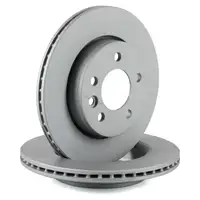 ZIMMERMANN Brake Disc Set for VW Amarok PR-2E4 + Crafter SY SZ PR-1LA (Rear)