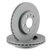 ZIMMERMANN Brake Discs + Pads for VW Polo 6, AUDI, SEAT Ibiza 5, SKODA Kamiq, Scala (Front)