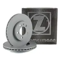ZIMMERMANN Brake Discs for SEAT Ibiza 5 (KJ1) and VW Polo (AW1, BZ1) &ndash; PR-1ZG (Front)