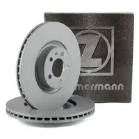 ZIMMERMANN Brake Disc Set for VW Polo 6 2.0 GTI PR-1ZB (model year AW-J-000 001 and later) &ndash; front