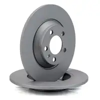 ZIMMERMANN Brake Disc Set for VW POLO (AW1, BZ1) PR-1KE, rear (for vehicles with VIN starting with...)