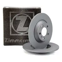 ZIMMERMANN Brake Disc Set for VW POLO (AW1, BZ1) PR-1KE, rear (for vehicles with VIN starting with...)