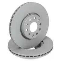 ZIMMERMANN Bremsscheiben + Bremsbel&auml;ge + Sensor f&uuml;r VW Golf 8 A3 8Y Leon Octavia 4 vorne