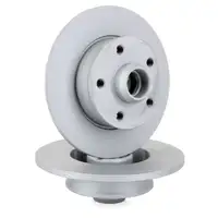 ZIMMERMANN Bremsscheiben + Bremsbel&auml;ge f&uuml;r VW Golf 3 2.0 GTI 16V 1.9 TDI hinten