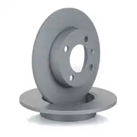 ZIMMERMANN Brake Disc Set for VW Polo 6N2, Lupo, SEAT Arosa, Ibiza (2 rear brake discs)