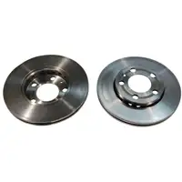 ZIMMERMANN Brake Discs + Brake Pads for SKODA Fabia 2 PR-1LB/1LM (Front)