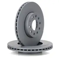 ZIMMERMANN Brake Discs + Pads + Wako for AUDI A3 8P, VW Golf 5, 6, 7 (front + rear)