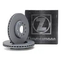 ZIMMERMANN Bremsscheiben Satz für AUDI A3 8P 8V Q2 SEAT SKODA VW Golf 5 6 7 vorne