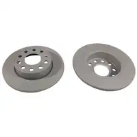 ZIMMERMANN Brake Disc Set for AUDI A3 8P, SEAT, SKODA, VW Golf 5 & 6, and Jetta 3 (Rear)