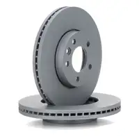 ZIMMERMANN Brake Disc Set for VW Multivan Transporter T5 T6 PR-2E3 (Front)