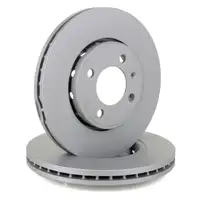 ZIMMERMANN Brake Discs + Brake Pads for VW Lupo 6X1 6E1 (Front + Rear)