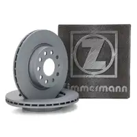 ZIMMERMANN Bremsscheiben Satz f&uuml;r AUDI A3 8P SEAT Leon SKODA Octavia 2 VW Golf 5 6 7 vorne