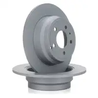 ZIMMERMANN Brake Discs + Brake Pads for VOLVO 850, C70, S70, V70 (rear)