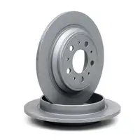 ZIMMERMANN Brake Discs + Brake Pads for VOLVO C70, S70, V70 (1st generation) with rear-wheel drive