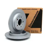 ZIMMERMANN Brake Disc Set for Volvo C70, S70 (LS), V70 (LV) &ndash; Rear (All-Wheel Drive)
