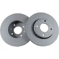 ZIMMERMANN Brake Discs + Pads for VOLVO S40 1 644 V40 Station Wagon 645 (Front + Rear)