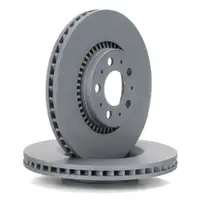 ZIMMERMANN Brake Disc Set for VOLVO S60 1, S80 1, V70 2, XC70 Cross Country (16-inch front)