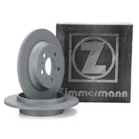 ZIMMERMANN Brake Disc Set for VOLVO S60, S80, V70, 2 XC70 Cross Country (15/16-inch rear)