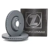 ZIMMERMANN Brake Disc Set for FORD Galaxy S-Max WA6 2.0 EcoBoost, 2.5 ST, 2.2 TDCi (Front)