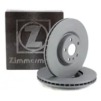 ZIMMERMANN Brake Disc Set for VOLVO S60 (3), S90 (2), V60 (2), V90 (2), XC40, XC60 (2) &ndash; Front