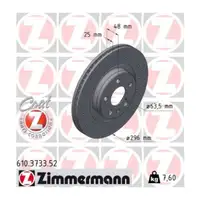 Zimmermann SPORT Brake Disc Set for VOLVO XC40 536, 16-inch front