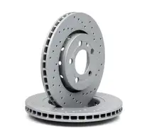 Zimmermann SPORT brake discs for Audi A3, TT, Leon, Toledo, Octavia, and Golf 4 (Rear)