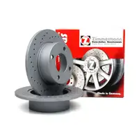 Zimmermann SPORT Bremsscheiben Satz f&uuml;r AUDI 100 80 90 Cabriolet Coupe hinten