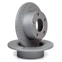 Zimmermann SPORT Bremsscheiben + Bel&auml;ge f&uuml;r VW Passat B5 SKODA Superb 1 AUDI A6 C5 hinten