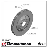 Zimmermann FORMULA Z Bremsscheiben + BREMBO Bel&auml;ge + Wako f&uuml;r AUDI RS6 C5 PR-1LJ vorne
