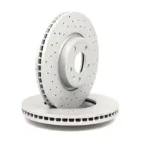 Zimmermann SPORT brake discs + Pads + Wako for AUDI A6 C7 A7 4G Q5 8RB 1LA/1ZB (Front)