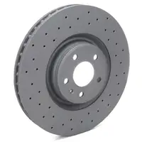 Zimmermann SPORT Bremsscheiben + Bel&auml;ge + Sensor f&uuml;r AUDI A6 C7 A7 4G 4H 1LF/1LL/1ZK vorne