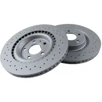 Zimmermann SPORT Brake Discs + Pads + Sensor for AUDI A6 C8 A7 4K PR-1KJ/2EW (Rear)