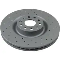 Zimmermann SPORT brake discs + pads + Wako for AUDI A3 3.2 V6 and VW Golf 5 (Front + Rear)