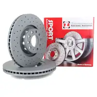 Zimmermann SPORT Bremsscheiben f&uuml;r Audi A6 S6plus C4 A8 4D 4E VW Phaeton vorne