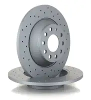 Zimmermann SPORT Brake Discs + Brake Pads for AUDI A6 4F C6 PR-1KD/2ED (Rear)