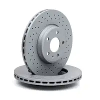 Zimmermann SPORT Bremsscheiben Satz f&uuml;r AUDI A4 8K B8 8W B9 A5 8T 8F F5 vorne