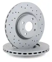 Zimmermann SPORT Bremsscheiben + Bel&auml;ge + Wako f&uuml;r ABARTH FIAT Bravo 2 Doblo Stilo vorne