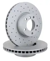 Zimmermann SPORT Brake Disc Set for BMW 5 Series E39, 7 Series E32/E38, and 8 Series E31 (Front)