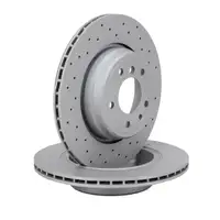 Zimmermann SPORT Bremsscheiben Satz f&uuml;r BMW 7er E38 750i 740d 8er E31 850CSi hinten