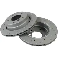Zimmermann SPORT brake discs for BMW E36 323/328 and E46 316-323, 318/320d (Rear)